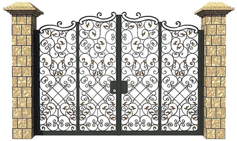 Распашные ворота Commander-13 (Нитроэмаль)